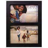 House to Home Black Gallery Picture Frame, 2 Opening 4x6, thumbnail image 1 of 4