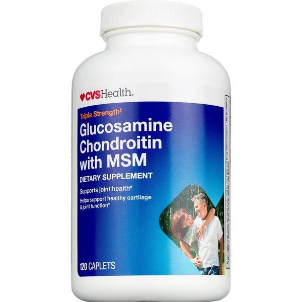 CVS Health Glucosamine Chondroitin with MSM Caplets