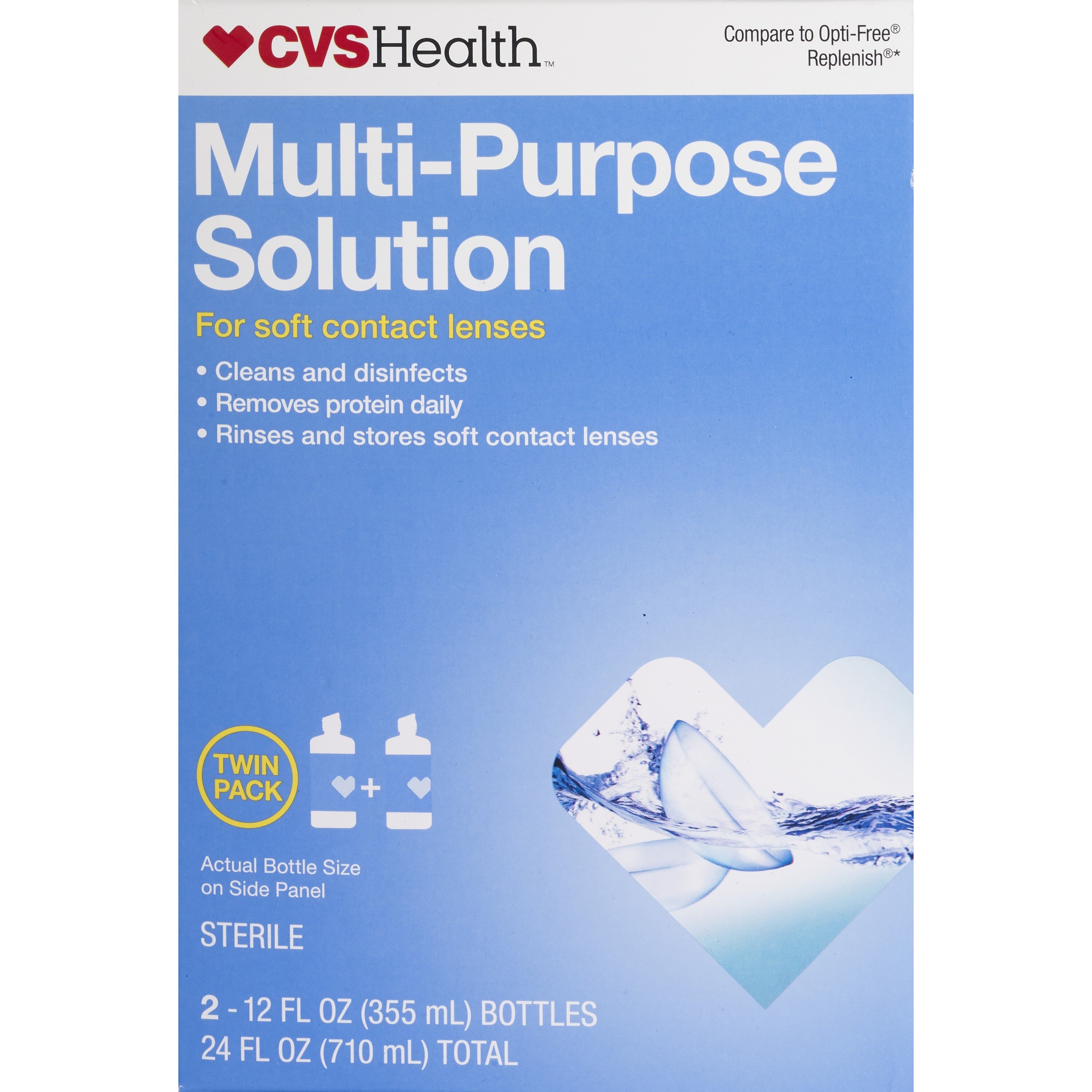 CVS Health Multi-Purpose Solution Twin Pack