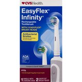 CVS Health EasyFlex Infinity Rechargeable Toothbrush with Antibacterial Bristles, thumbnail image 1 of 5