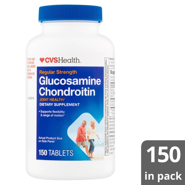 CVS Health Glucosamine Chondroitin Tablets, 150 CT