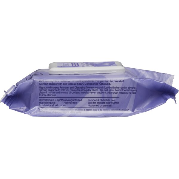 CVS Beauty Night-Time Makeup Remover Cleansing Cloths