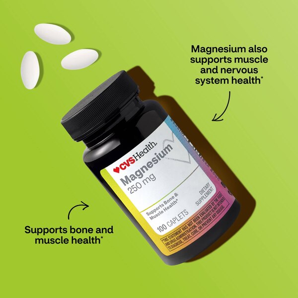CVS Health Magnesium 250 mg Dietary Supplement Caplets