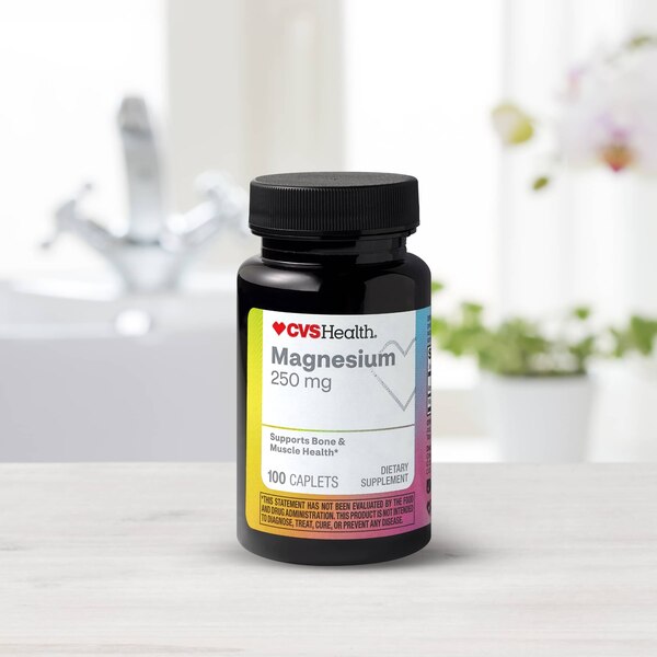 CVS Health Magnesium 250 mg Dietary Supplement Caplets