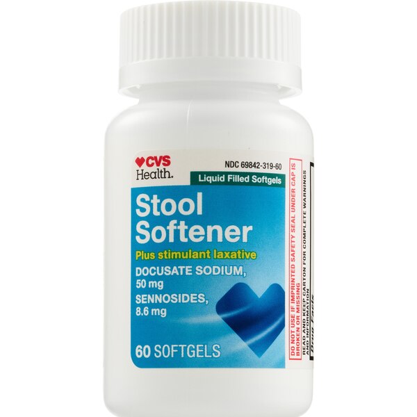 CVS Health Stool Softener Plus Stimulant Laxative Softgels