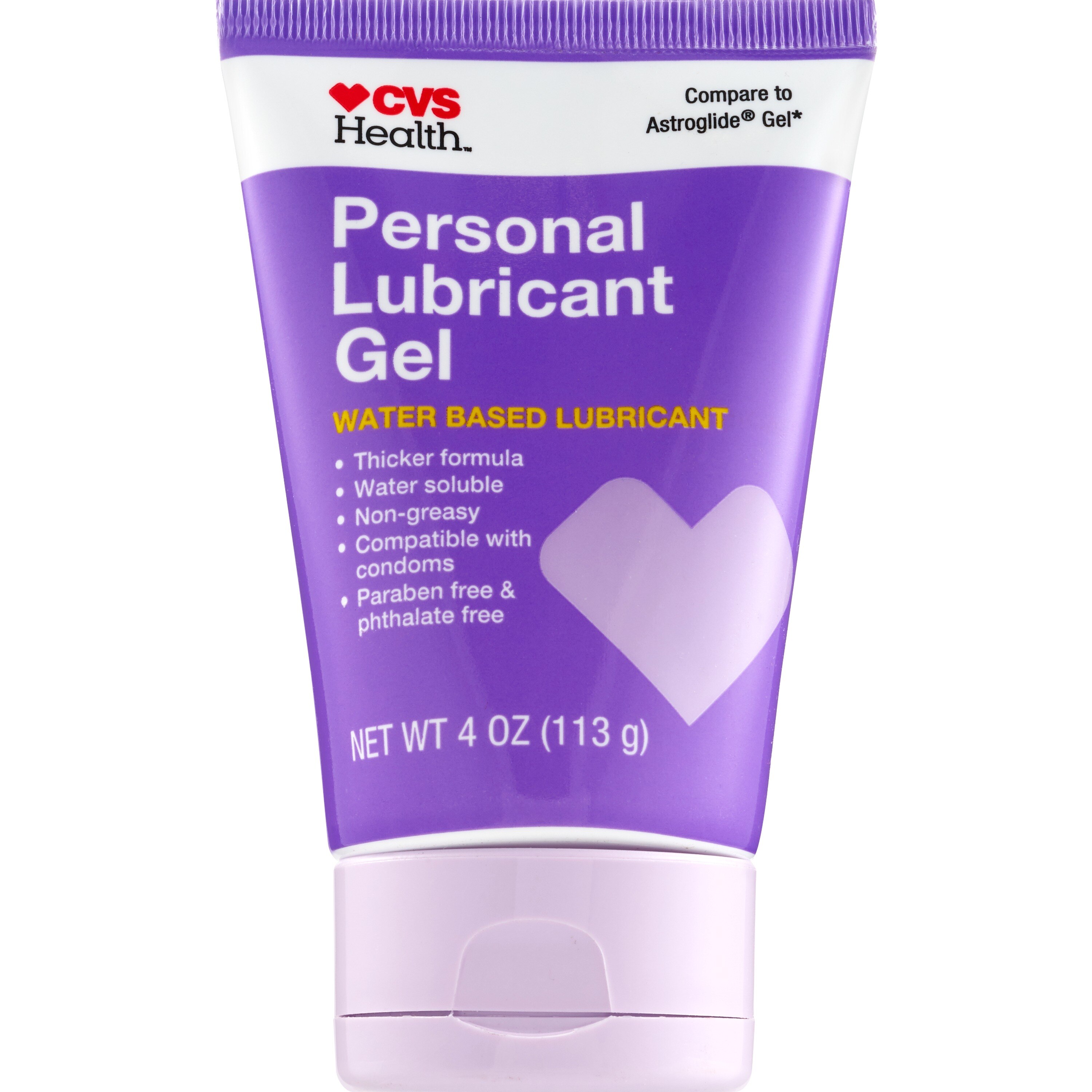 CVS Health Personal Lubricant Gel, Water-Based, 4 OZ