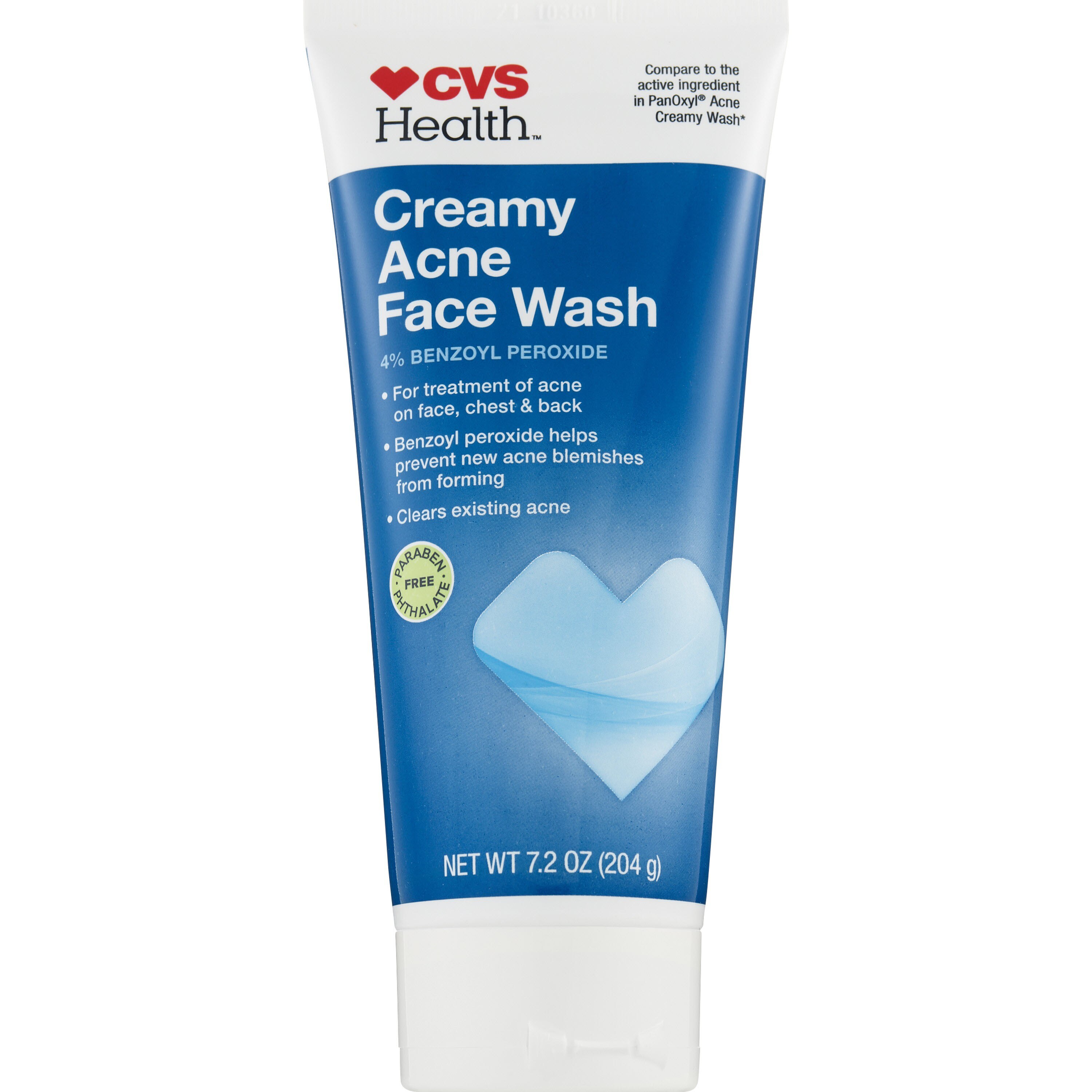 CVS Health Creamy Acne Face Wash, 7.2 OZ