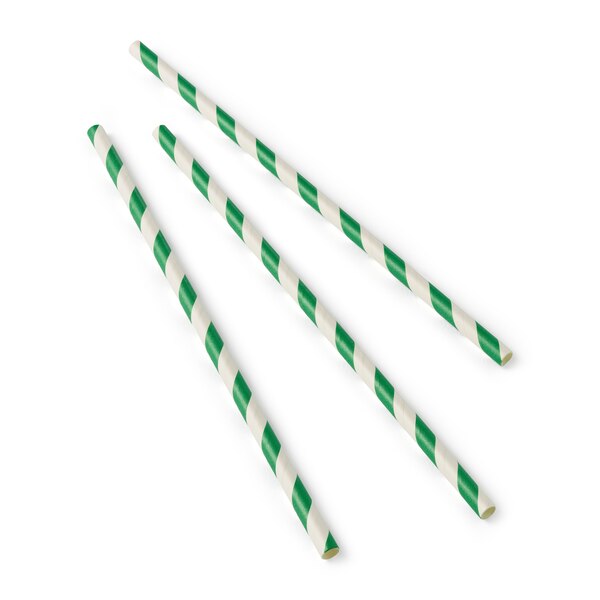 Total Home Earth Essentials Compostable Paper Straws 50 ct