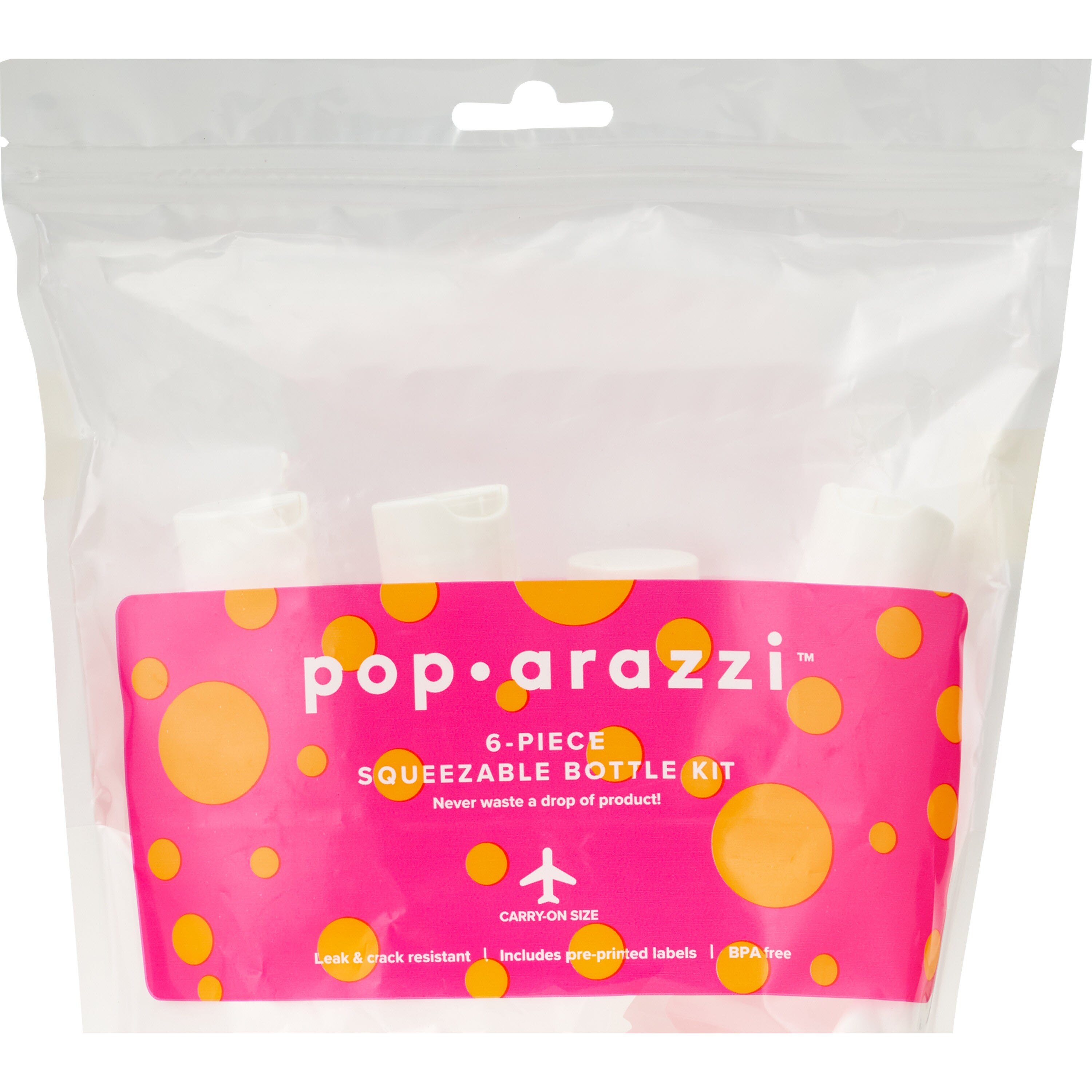 Pop-Arazzi Squeezable Bottle Kit, 6 CT