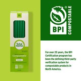 Total Home Earth Essentials Compostable Straws, 50 ct, thumbnail image 3 of 11