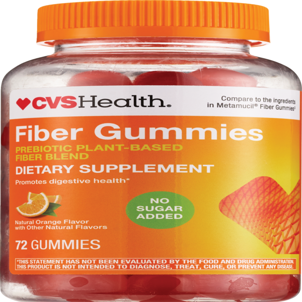 CVS Health Fiber Gummies, 72CT
