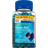 CVS Health Maximum Strength Nighttime Sleep Aid Diphenhydramine HCI 50 MG Softgels, 200 CT, thumbnail image 1 of 5