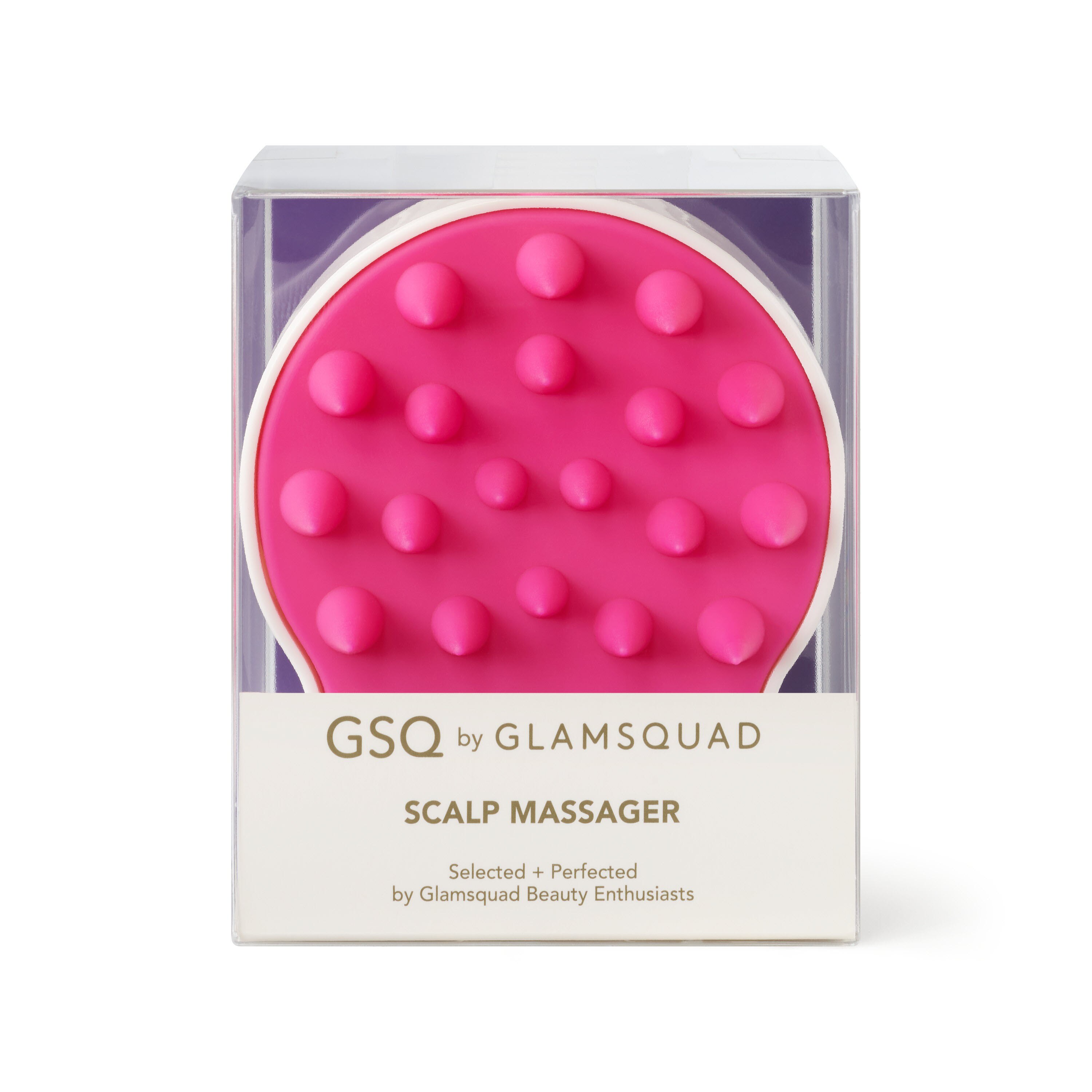 GSQ by GLAMSQUAD Scalp Massager, Pink