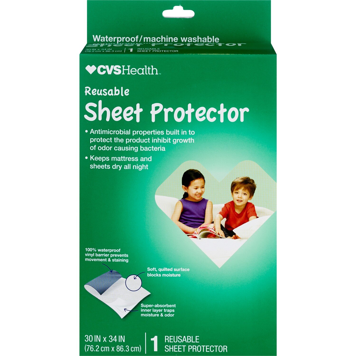 CVS Health Reusable Sheet Protector image.