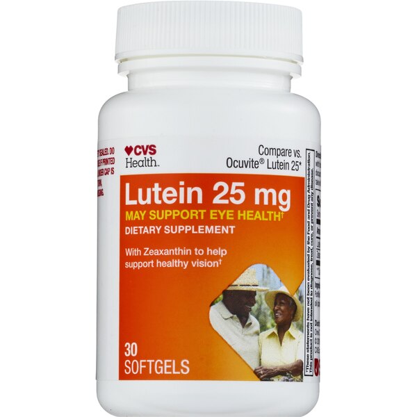 CVS Health Lutein Softgels 25mg, 30CT