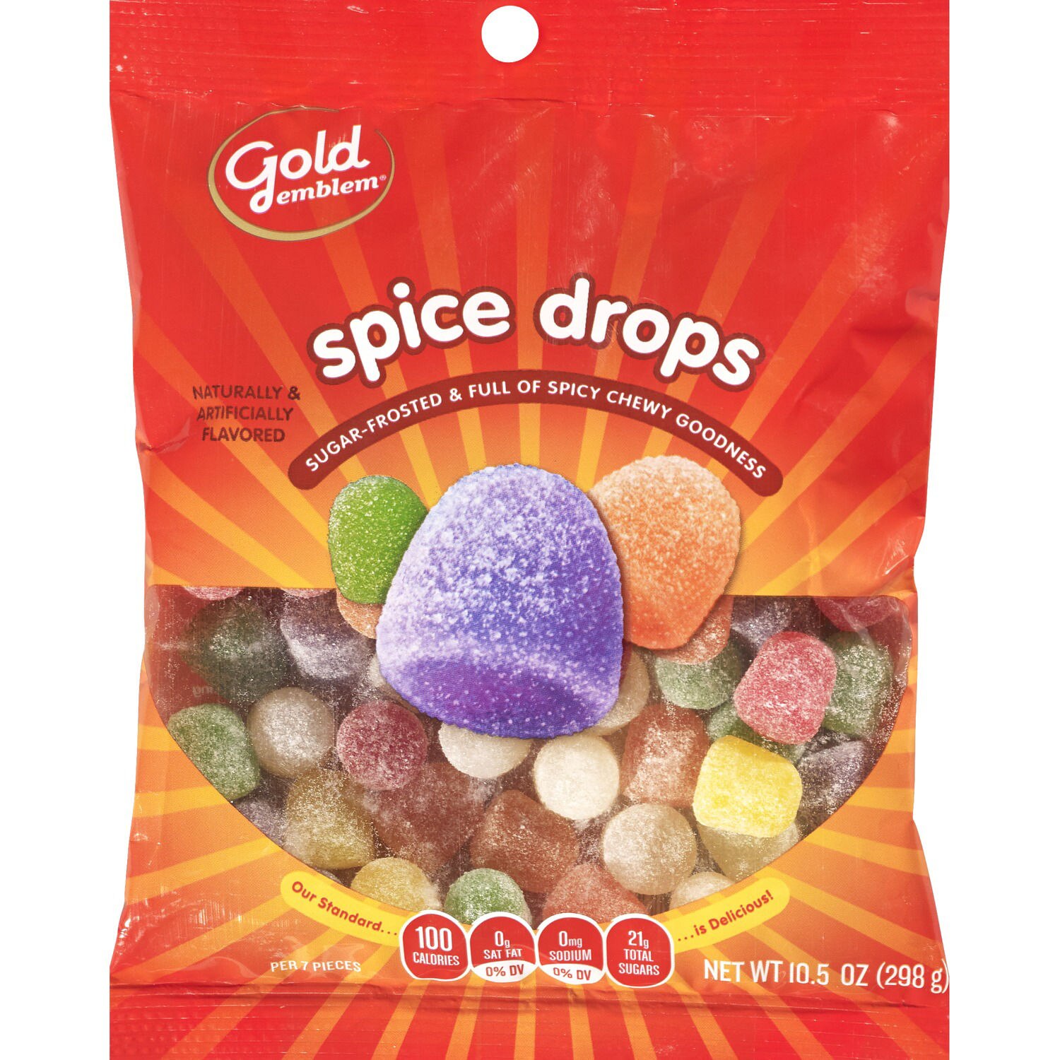 Gold Emblem Spice Drops Candy, 11 oz image.