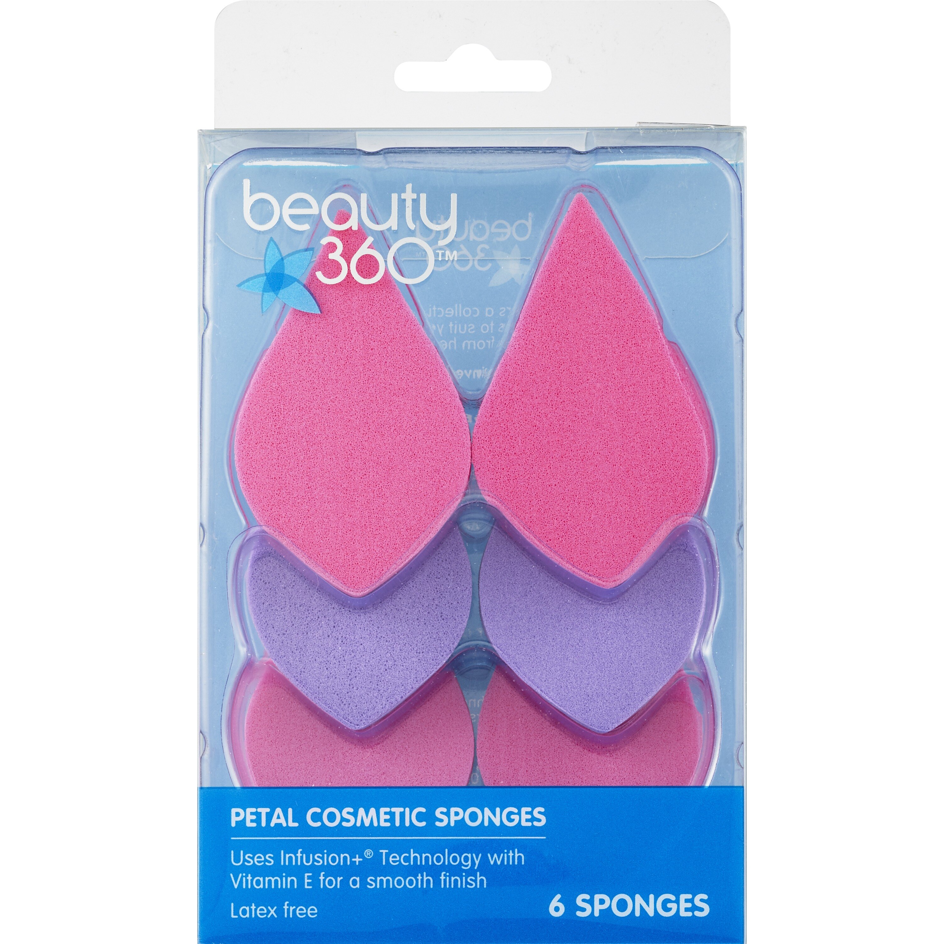 Beauty 360 Petal Cosmetic Sponges, 6CT