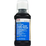 CVS Health Children's Mucus Relief Cough, Cold & Sore Throat Liquid, Berry Blast, 4 OZ, thumbnail image