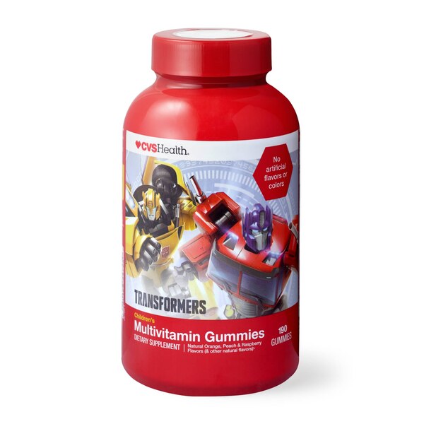 CVS Health Kid's Multivitamin Gummy, Transformers, 190 CT