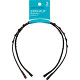 one+other Stay Put Headbands, Black/Brown, 2CT, thumbnail image 1 of 4