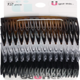 Scunci Side Combs, Assorted Colors, thumbnail image 1 of 1