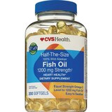 CVS Health 100% Wild Alaskan Fish Oil Softgels, 200 CT, thumbnail image 1 of 10
