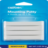 Caliber Removable Mounting Putty, White, 2 oz, thumbnail image 1 of 2