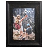House to Home Black Wood Picture Frame, 5x7, thumbnail image 1 of 4