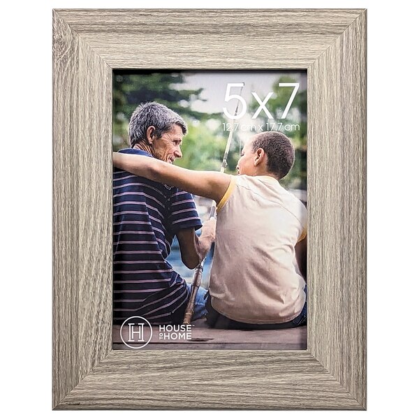 House to Home Grey Wood Picture Frame, 5x7