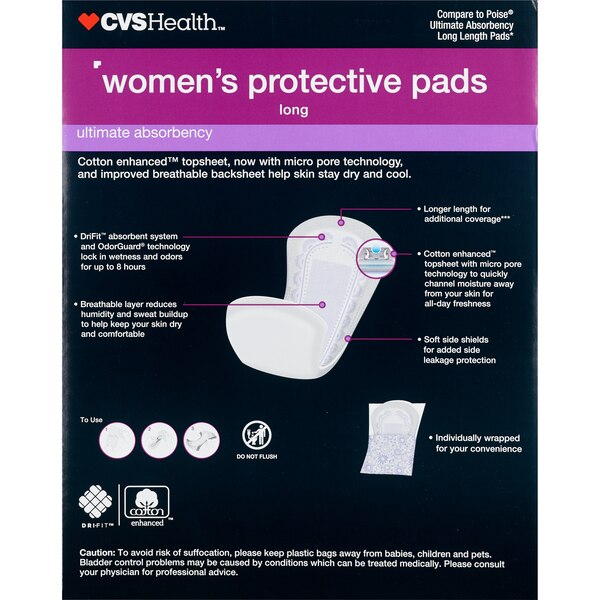 CVS Health Women's Protective Pads Ultimate Absorbency