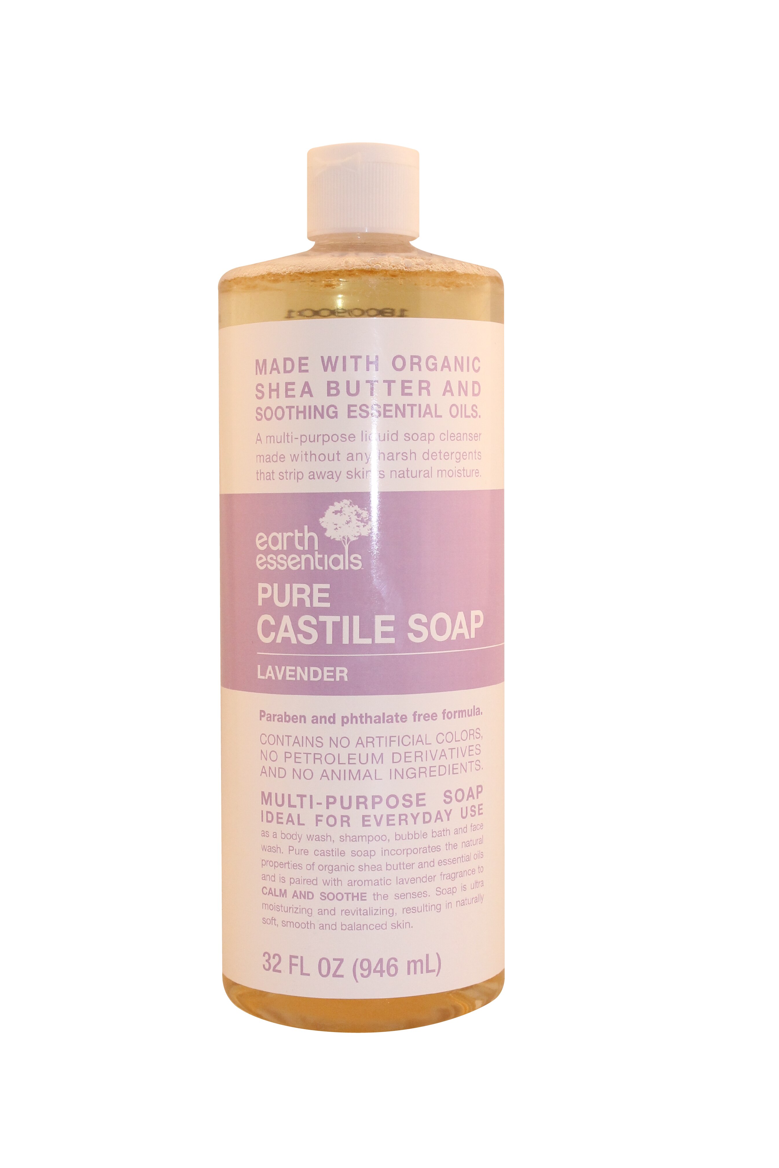 Earth's Essentials Castile Soap, 32 OZ