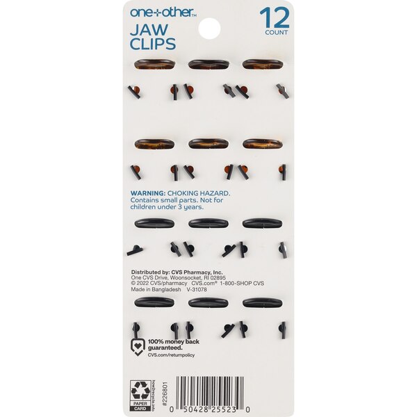 one+other Jaw Clips, 12 CT