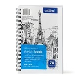 Caliber Sketch Book 9 In x 6 in, Medium Weight, 70 Sheets, thumbnail image 1 of 1