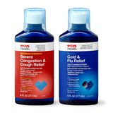 CVS Health Day + Nighttime Maximum Strength Severe Congestion, Cough, Cold & Flu Relief Liquid Combo Pack, 2 6 OZ bottles, thumbnail image 5 of 6