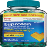 CVS Health Ibuprofen 200 MG Liquid Filled Mini Softgels, thumbnail image 1 of 1