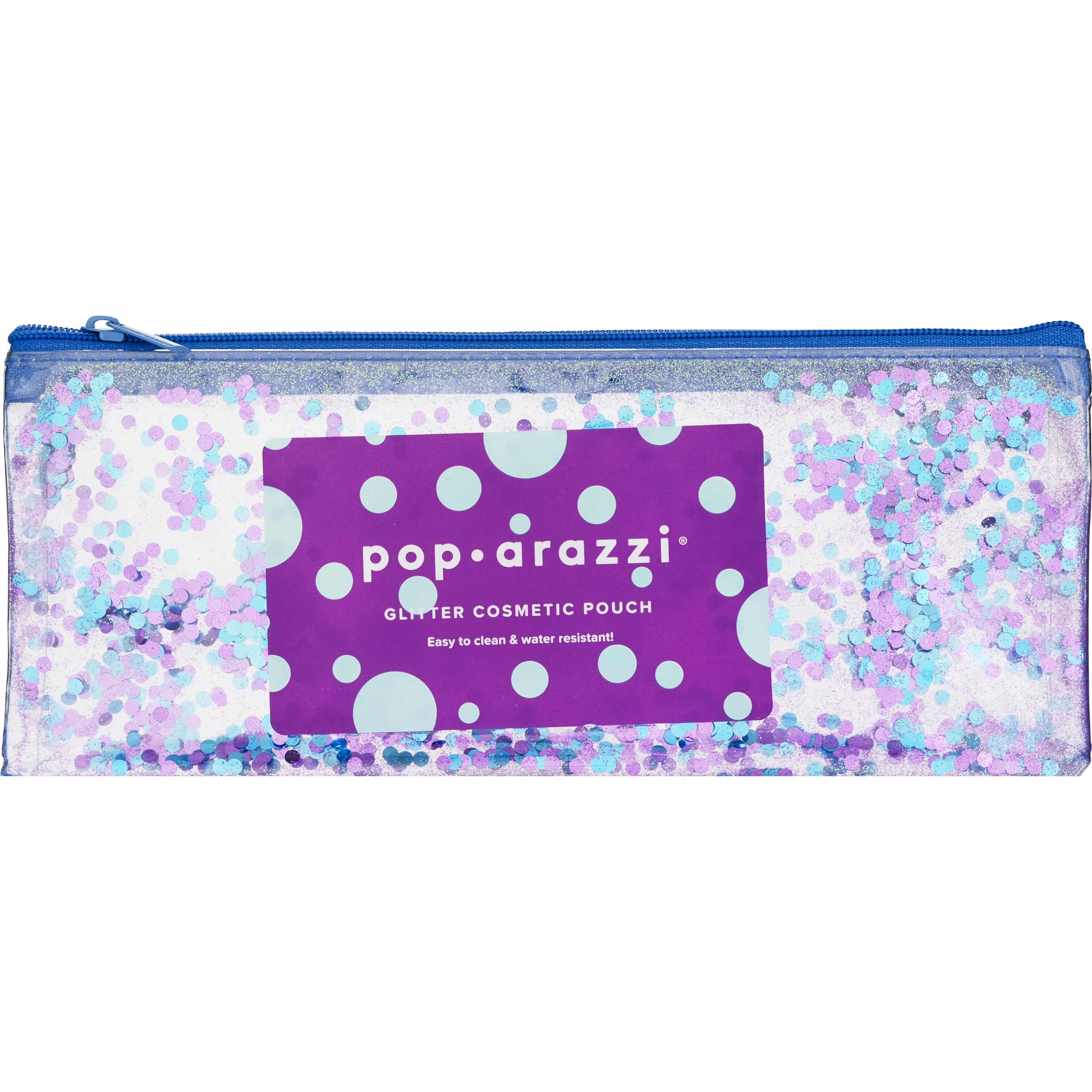 Pop-arazzi Glitter Medium Cosmetic Pouch