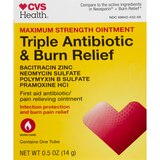 CVS Health Maximum Strength Triple Antibiotic & Burn Relief, thumbnail image 1 of 4