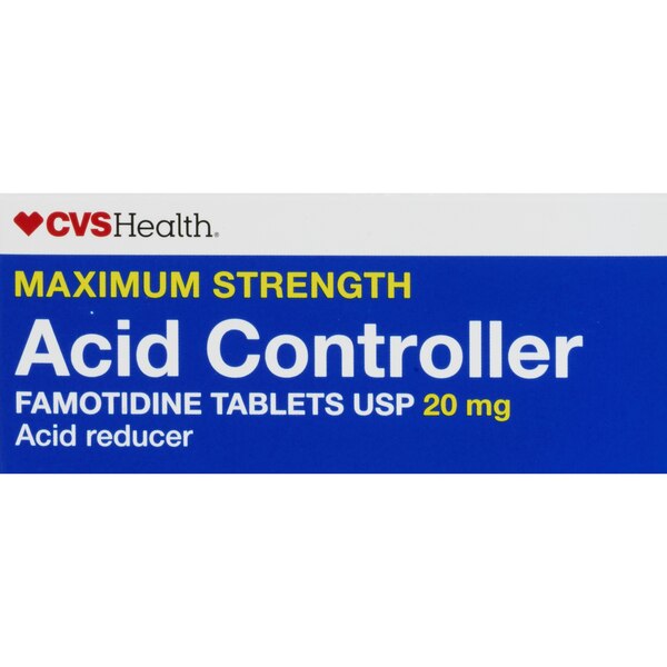 CVS Health Maximum Strength Acid Reducer Tablets, Twin Pack