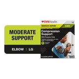 CVS Health Moderate Compression Support Elbow Pads, thumbnail image 2 of 10