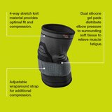 CVS Health Moderate Compression Support Elbow Pads, thumbnail image 3 of 10
