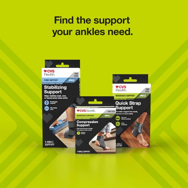 CVS Health Quick Strap Ankle Support