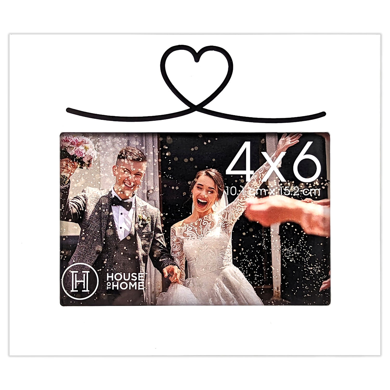 House to Home Sentiment Picture Frame, 4x6 image.