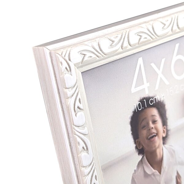 House to Home White Picture Frame, 4x6