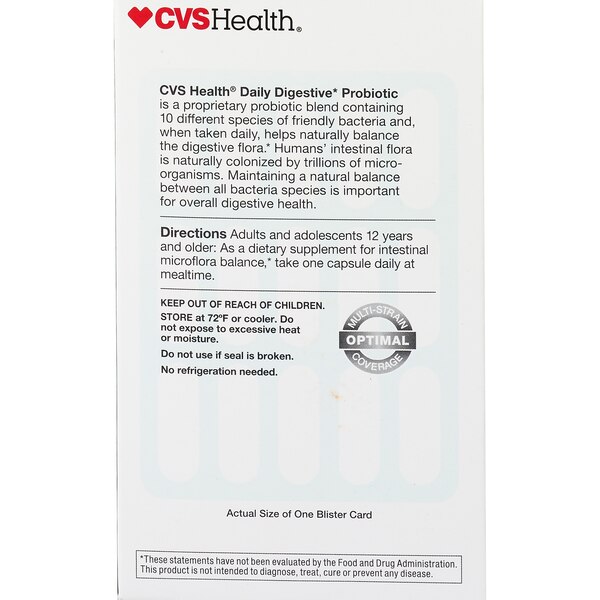 CVS Health Everyday Care Probiotic Capsules