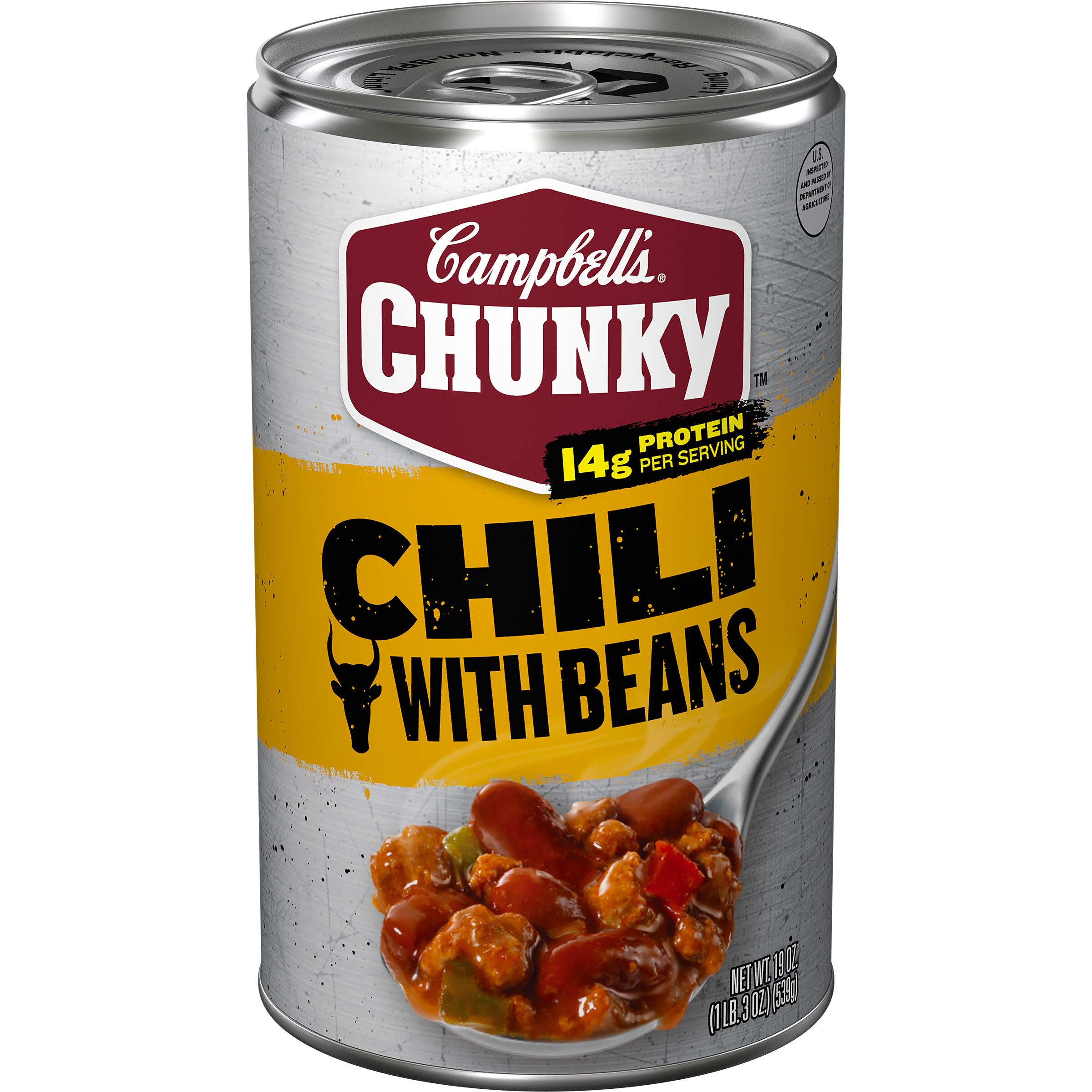 Campbell's Chunky Chili with Beans, Can, 19 oz