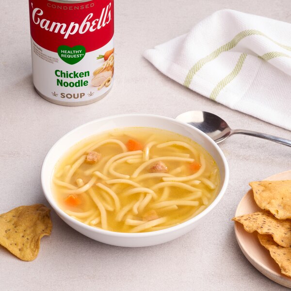 Campbell's Condensed Healthy Request Chicken Noodle Soup, Can, 10.75 oz