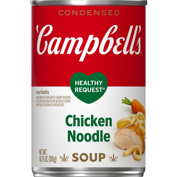 Campbell's Condensed Healthy Request Chicken Noodle Soup, Can, 10.75 oz