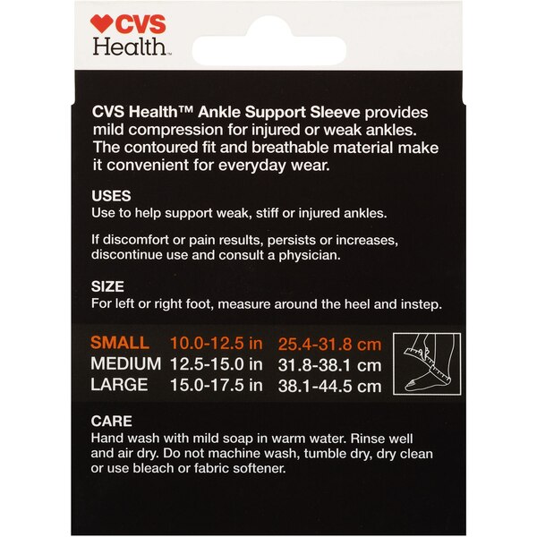 CVS Health Ankle Support Sleeve