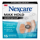 Nexcare Max Hold Waterproof Bandages, thumbnail image 1 of 8