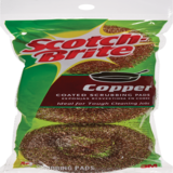 Scotch-Brite Copper Coated Scouring Pad, 3 CT, thumbnail image 1 of 1